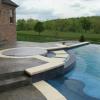 Concrete pool coping